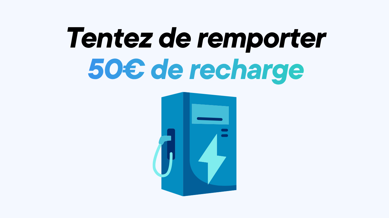 Et le grand gagnant des 50€ de recharge est...