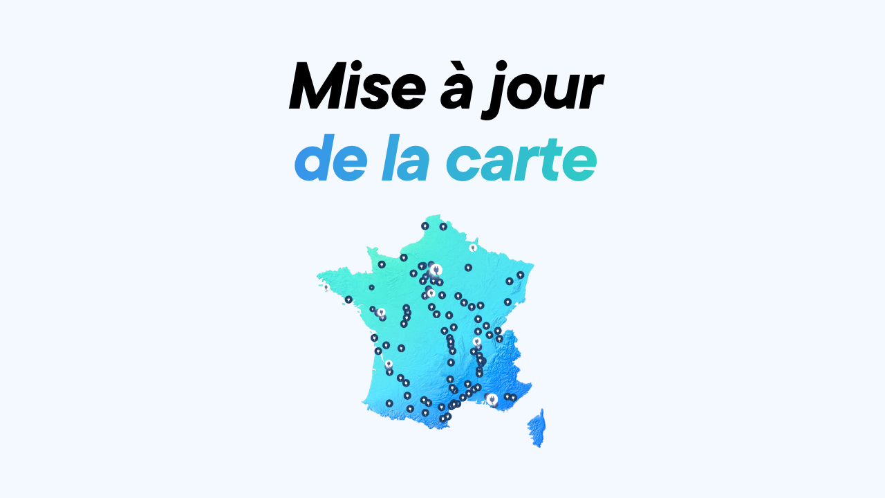 Mise à jour de la carte — actualité MyCharge